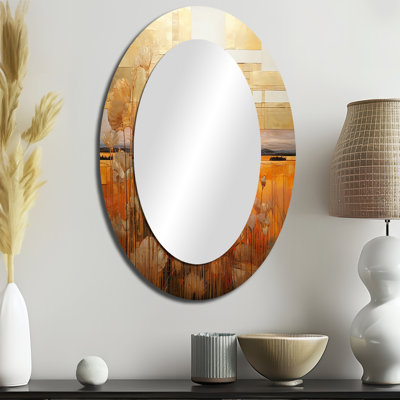 Miroir mural Golden Sunset