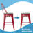 Makhzane Counter Stool with Metal Frame-676890458