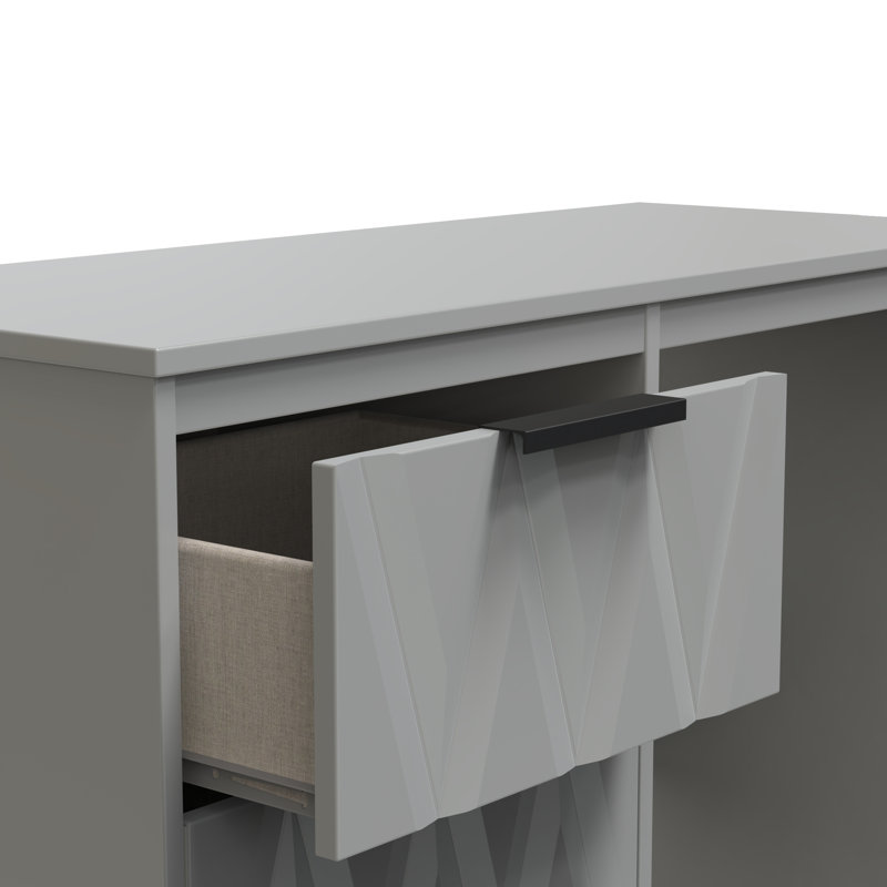Besmir Dressing Table, Dusk Grey