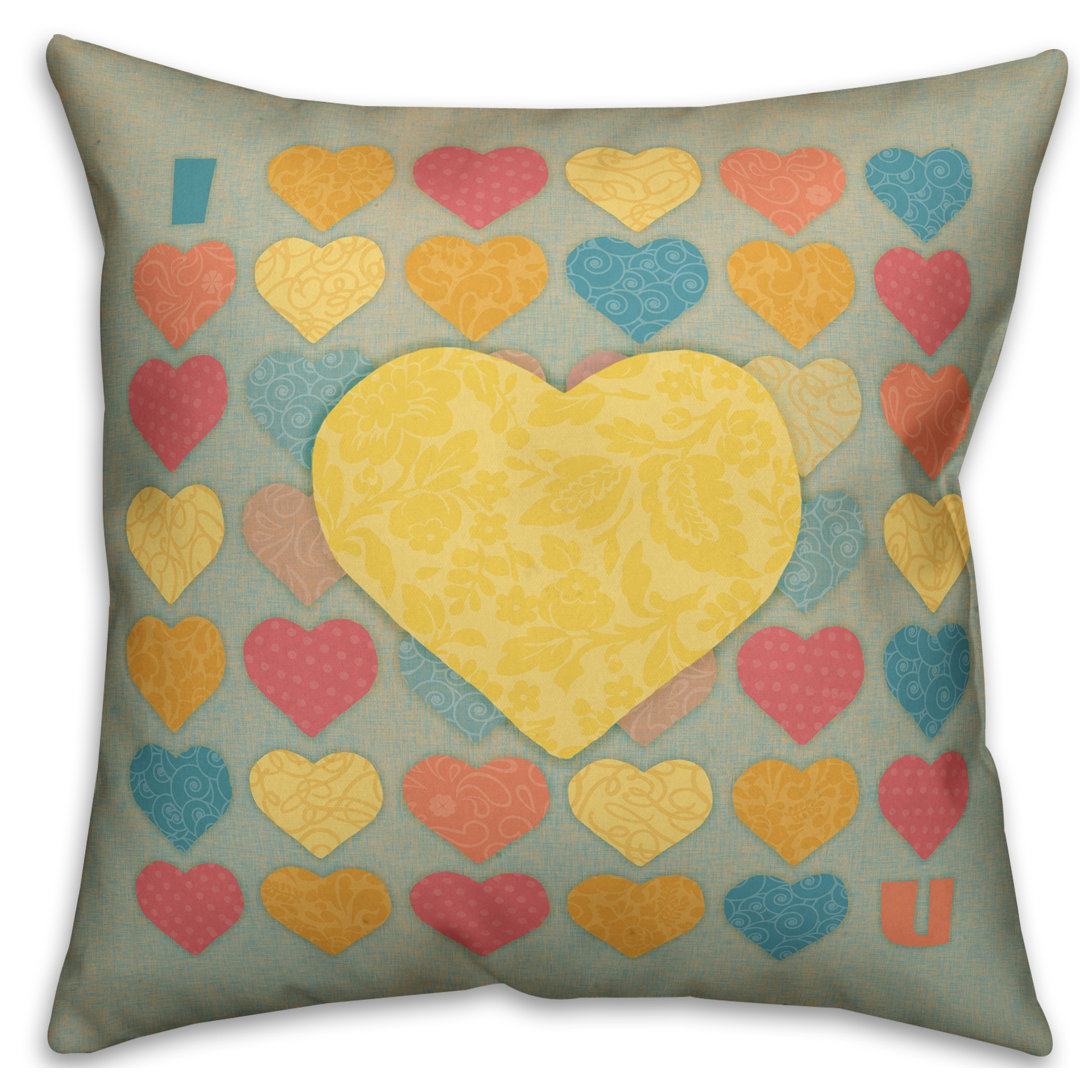 I Heart You Throw Pillow Designs Direct Creative Group