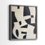 ABSTRACT Series - Impression encadrée de qualité supérieure - Prêt à accrocher - aucun clou requis - aucun clou requis