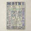 « maine 2 », art textuel sur toile tendue-21937921