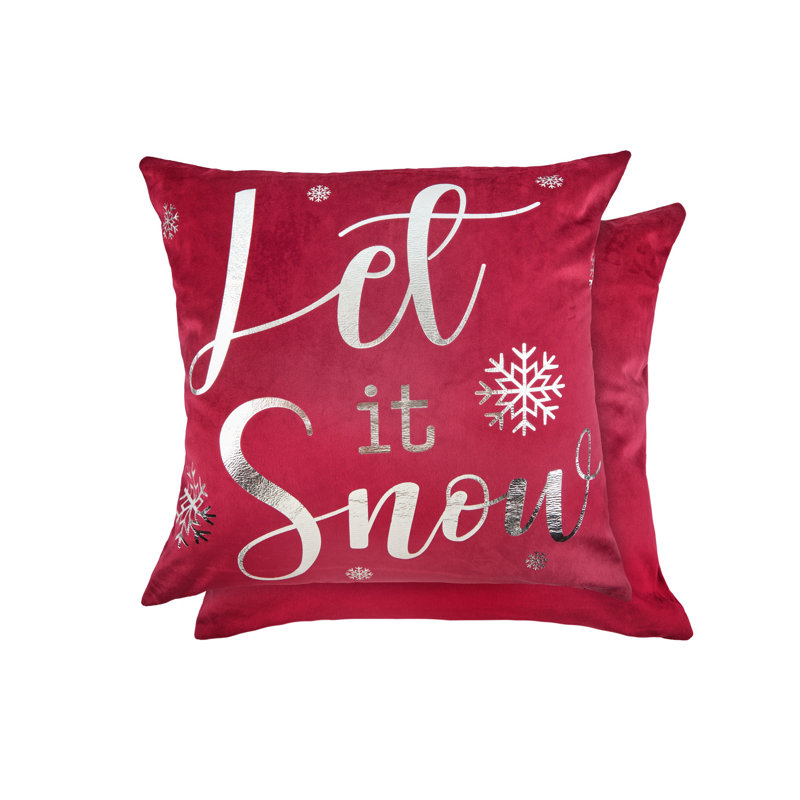 Mya Let It Snow Square Scatter Cushion