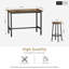 Ensemble de table de salle à manger 5 pièces Bethal, ensemble de table de bar moderne avec 4 tabourets de bar, ensemble de chaises de table à hauteur de comptoir, ensemble de table et de chaises de cuisine pour la maison, idéal pour le pub, le salon, -1176769201