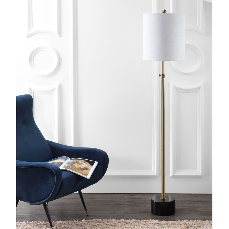 Lampe sur pied 66 po en métal Classen