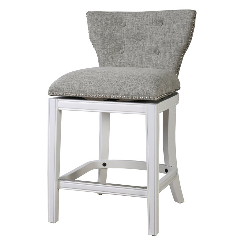 Peddie Upholstered Swivel Stool, Counter Stool (26” Seat Height)