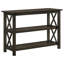 Console Deep Merlot avec 2 tablettes