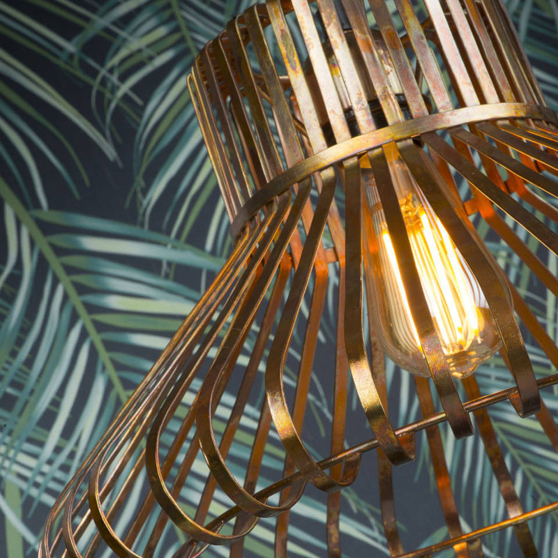Dheftera 1 - Light Copper Cone Pendant