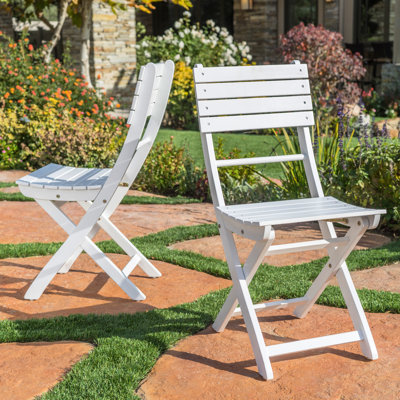 Chaises pliantes en bois - blanc, humide et humide, capacité de charge de 400 lb, P 20,5 po x l 16,05 po H 34,4 po, eau pliable sans assemblage, 34,4 po, facile à ranger
