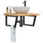 Breashia 60cm Solid Wood Bathroom Vanity Top-916782263