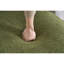 Canapé modulaire en L en éponge à compression complète, méridienne modulaire en chenille vert émeraude, haute densité 30D pour le salon, 900 lb-117789459