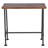 Ellyce Pine Rectangular Solid Wood Top with Steel Base Dining Table