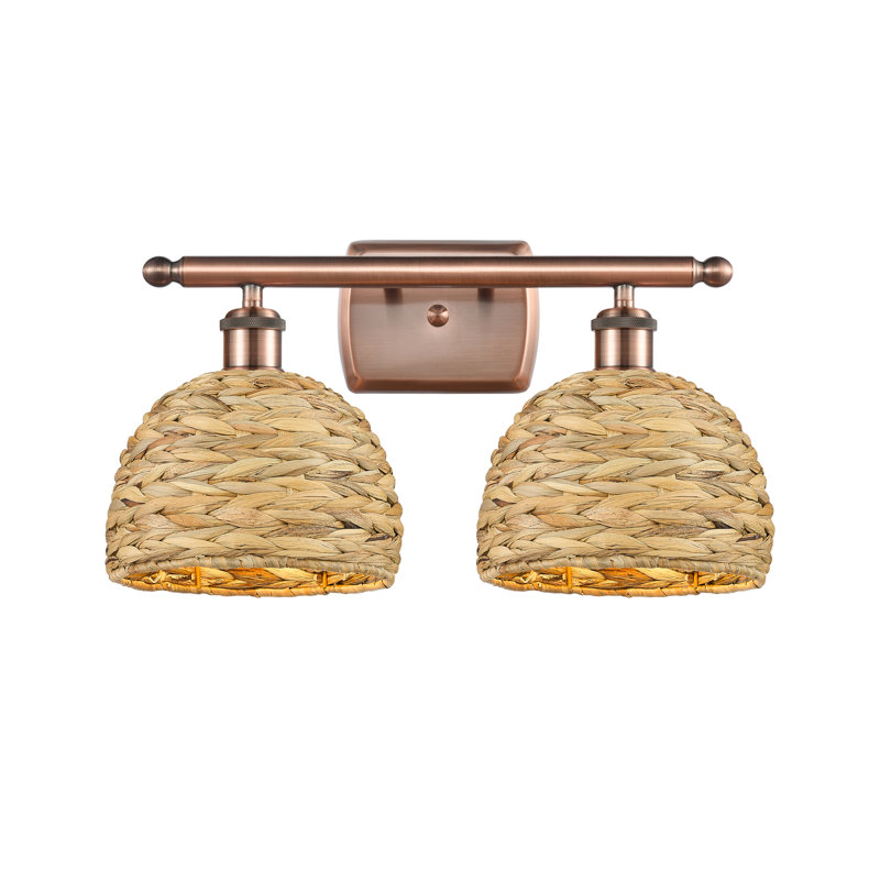Balf 2 - Light Dimmable Vanity Light, Antique Copper