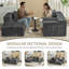 Canapé modulaire en L à assise profonde Boneless-434872862