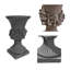 Pot à fleurs léger Mgo Urn-891455316