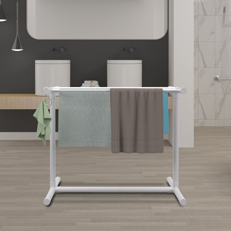 4 Towel Rack, White
