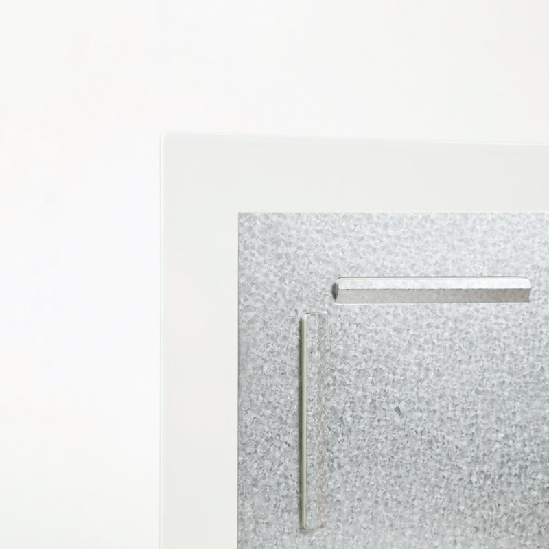 White Frosted Frameless Glass Dry-Erase Board, 36" x 24"