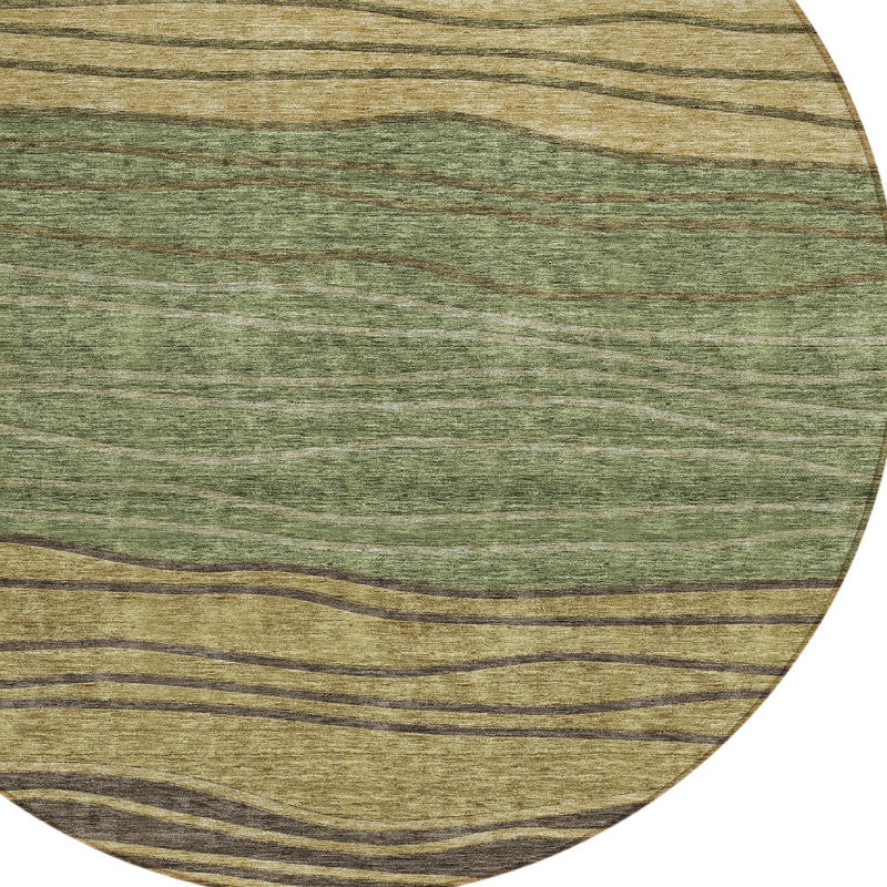 Tapis intérieur lavable rayé 8 pi