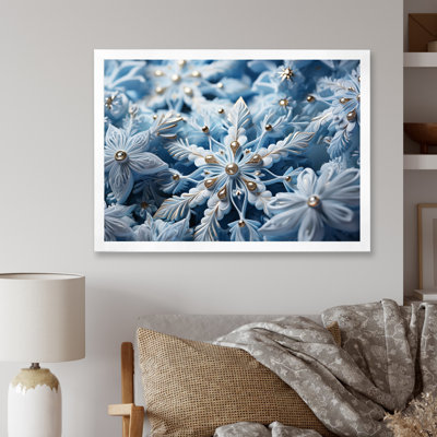 " Glimmering Snowflakes I "