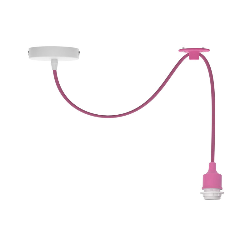 Audis 1 - Light Single Pendant, Yes, Pink