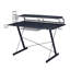 Bureau d'ordinateur avec tablette en carbone noir