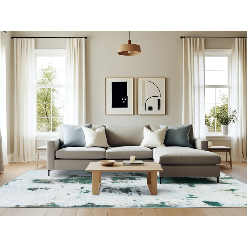Tapis abstrait moderne 831, Rectangle 6 pi x 9 pi