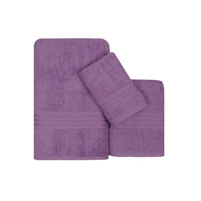 Ensemble de serviettes 3 pièces 100% coton