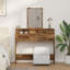 Old Wood Solid Wood 41 X 140 Cm Mirror Dressing Table