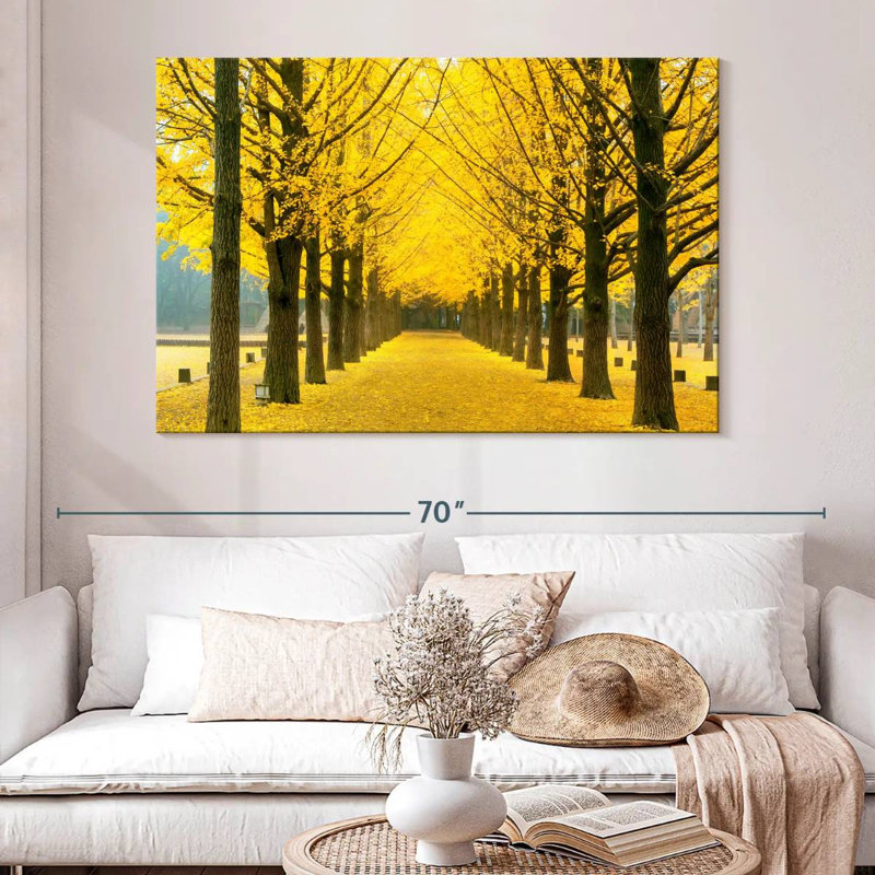 Harnek Ginkgo Trees, 34" H x 51" W