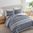 Nautica Coastline Stripe Cotton Reversible Blue Comforter Set-110428627