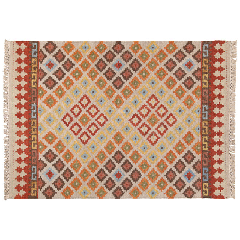 Shuler Ikat Hand Woven 23cm X 160cm Area Rug