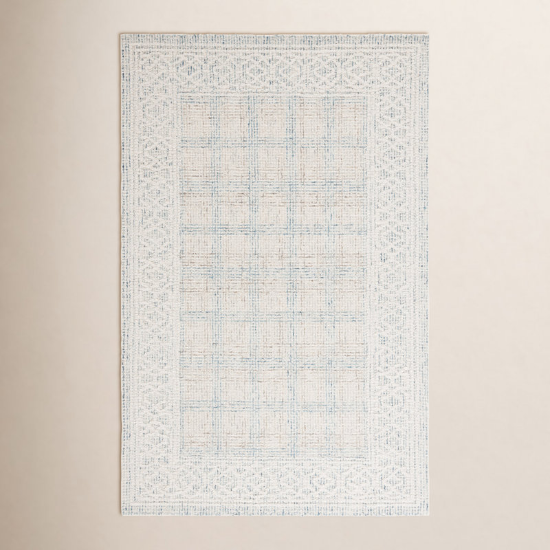Stratford Geometric Hand-Tufted Wool Area Rug, Rectangle 3' x 5'