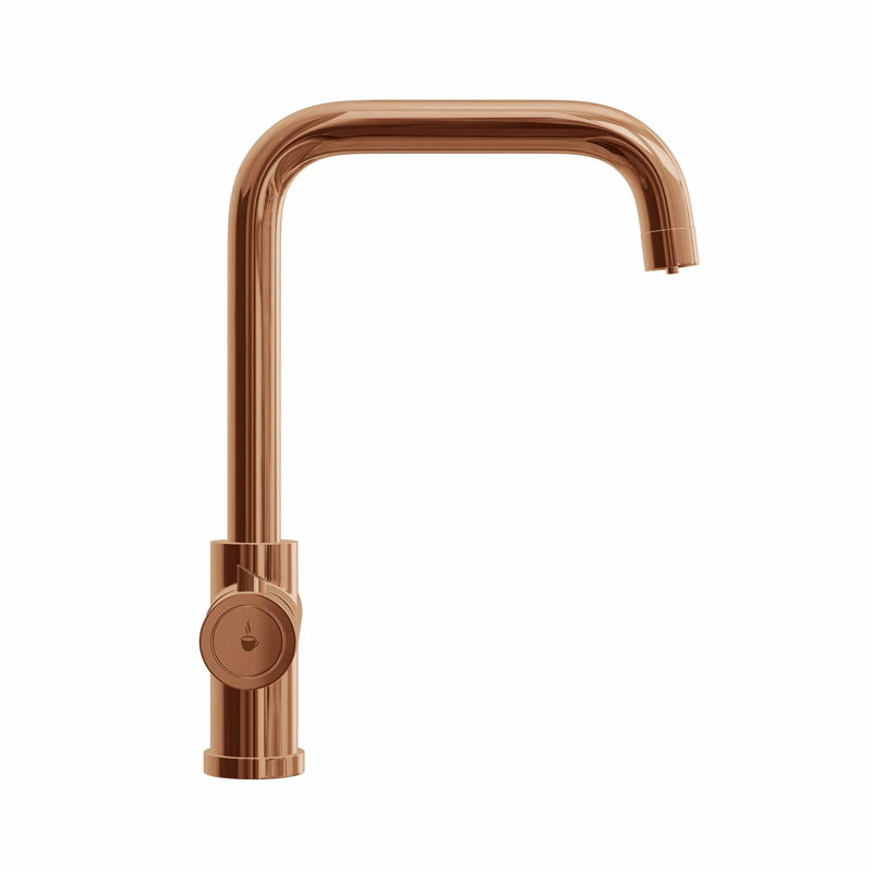 Fohen Touch Kitchen Faucet, Polished Bronze