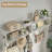 Jaxsin Hall Tree 51.3" Wide with Bench and Shoe Storage,4-in-1 Design Coat Rack for Entryway,Off White-134482319