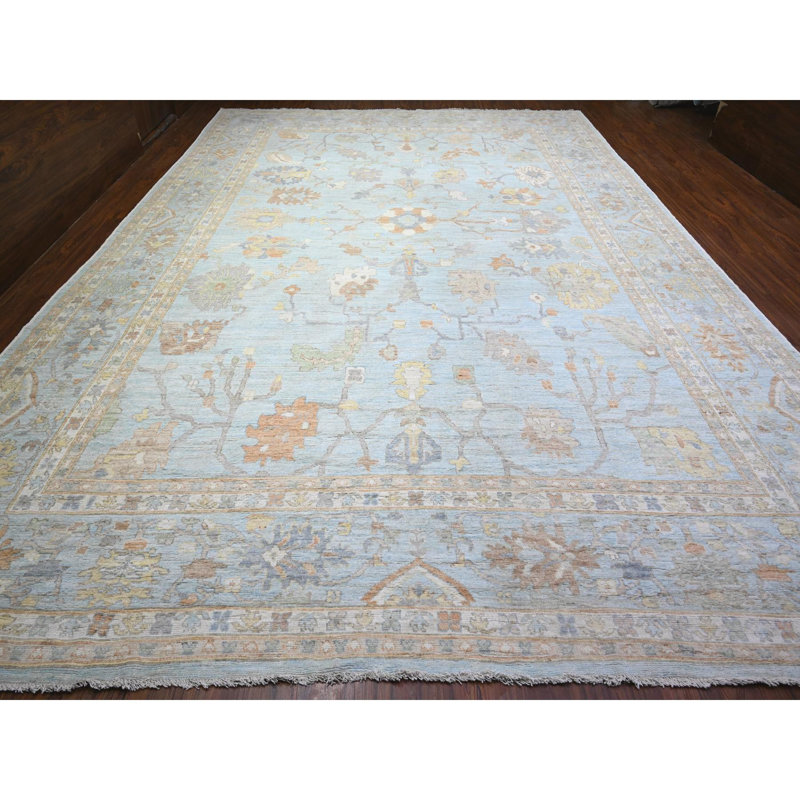 Tapis unique en laine nouvel âge Stronach 12 pi 2 po x 17 pi 2 po Stronach