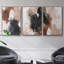 «Unbleached Neutrals I», reproduction sur toile 3 pièces-91887415-91887419
