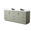 Meuble-lavabo double autoportant 84 po avec plateau en marbre Strada-114678901-134638982-114678904