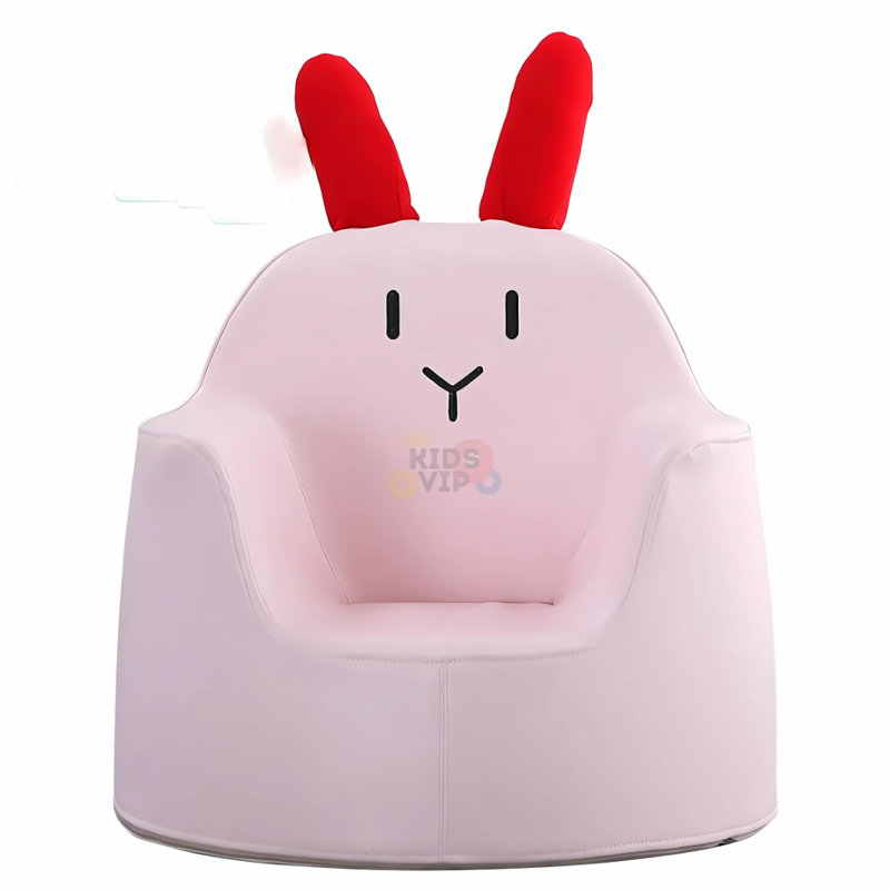 Canapé pour enfants et tout-petits Cozy Bunny, Rose