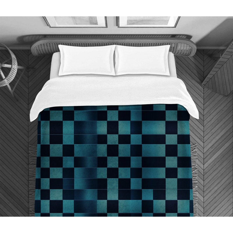 Polyester Checkered Comforter, Twin Comforter