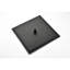 Pomme de douche carrée 16 pouces en acier inoxydable 304 noir mat
