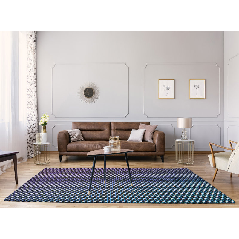 Chenille Geometric Indoor Rug, Rectangle 8' x 10'