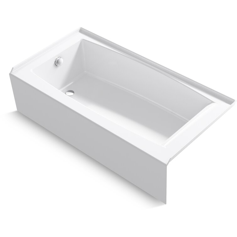 Princeton® Americast® 60 x 30-Inch Integral Apron Bathtub With Left-Hand  Outlet