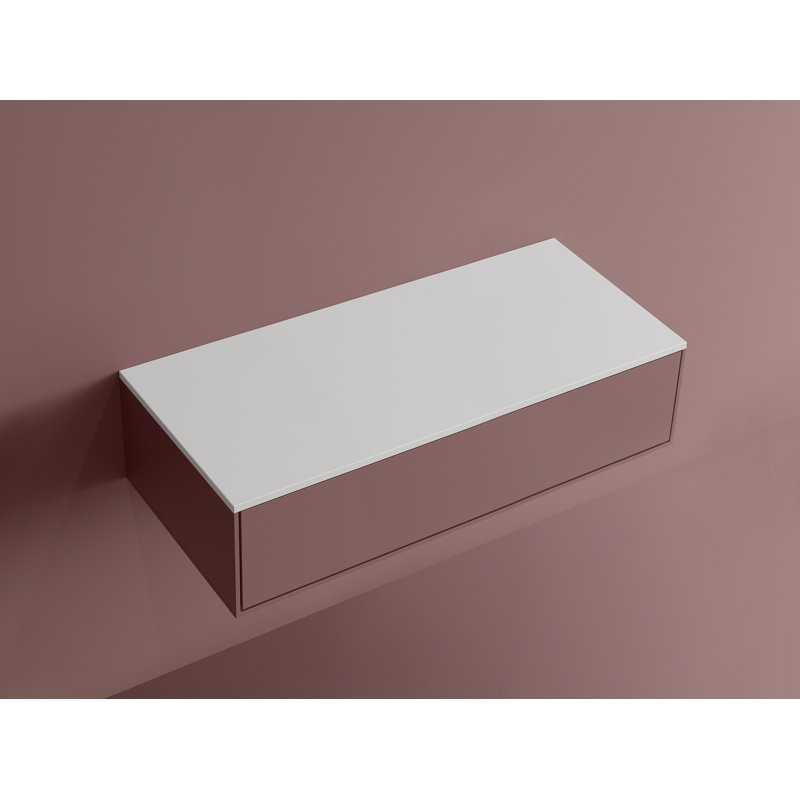 Dessus de meuble-lavabo 36 po 1/2 po - blanc mat