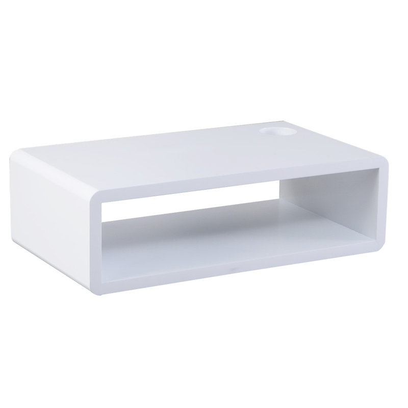 Plastic / Acrylic Floating Shelf, White