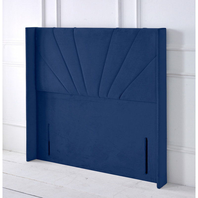 Upholstered Headboard, Single (3'), Blue