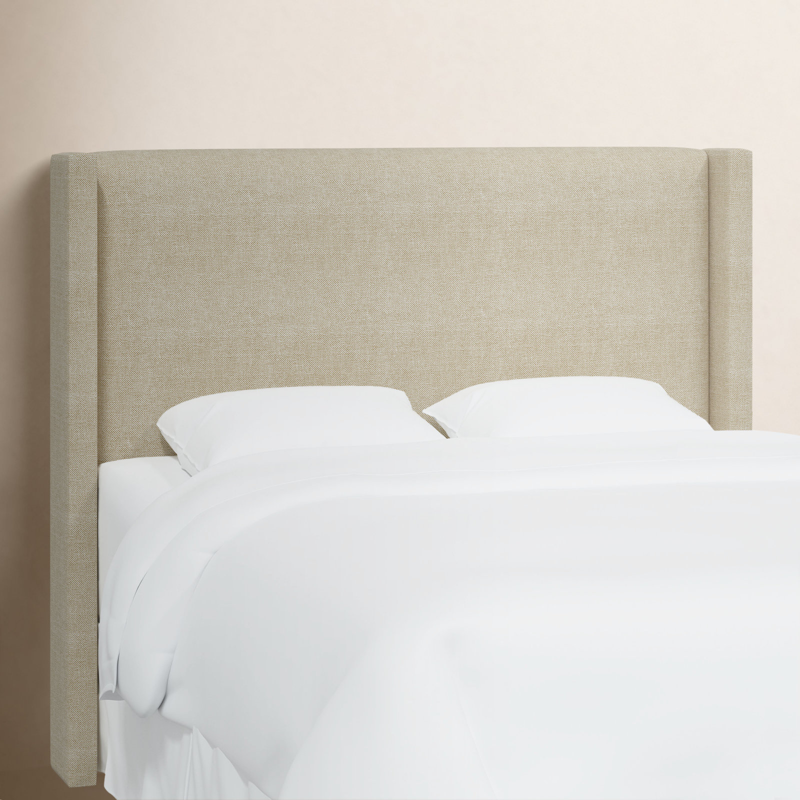 Hanson Upholstered Headboard, Queen, Milsap Canvas Sustain® Tweed