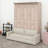 Murphy Wall Bed with Integrated Sofa and LED Lighting