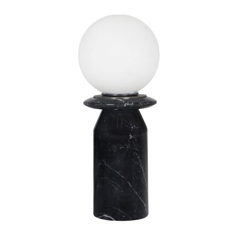 Lampe de table en marbre , Noir, noir, noir, noir