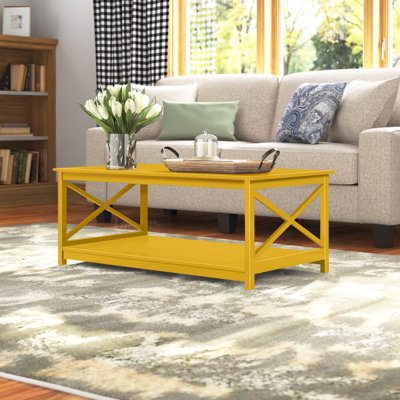 Table basse à 4 pieds avec rangement Darek