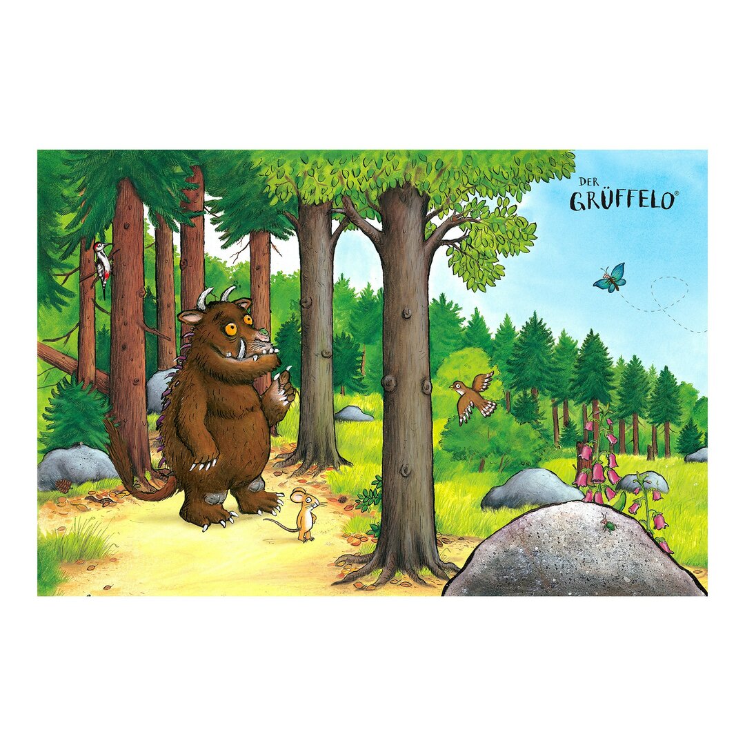 Tapete Kindertapete Grüffelo Waldspaziergang 2.55m L x 384cm B